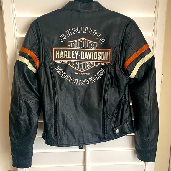Harley-Davidson Jackets & Blazers - Autentic Harley Davidson Miss Enthusiast Leather Jacket Small​​​​​​​ NWOT